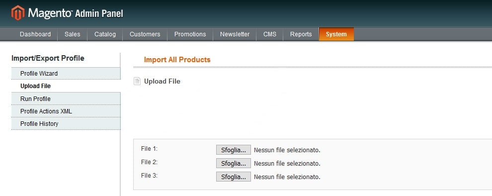 Importare prodotti in Magento tramite CSV- IMPRIMIS e-commerce