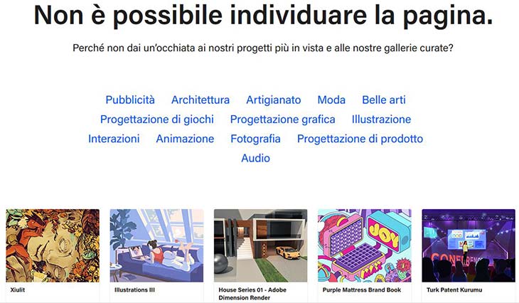 Consigli user experience: ottimizza la pagina di errore 404 - IMPRIMIS ecommerce Consigli user experience: ottimizza la pagina di errore 404 - IMPRIMIS ecommerce