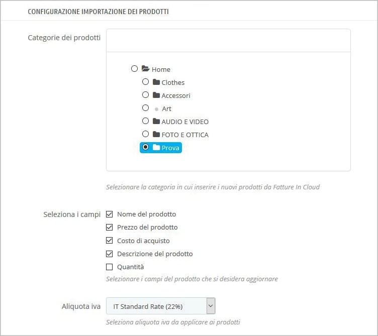 IndiGO: sincronizzare Prestashop e il magazzino Fatture in Cloud IndiGO: sincronizzare Prestashop e il magazzino Fatture in Cloud
